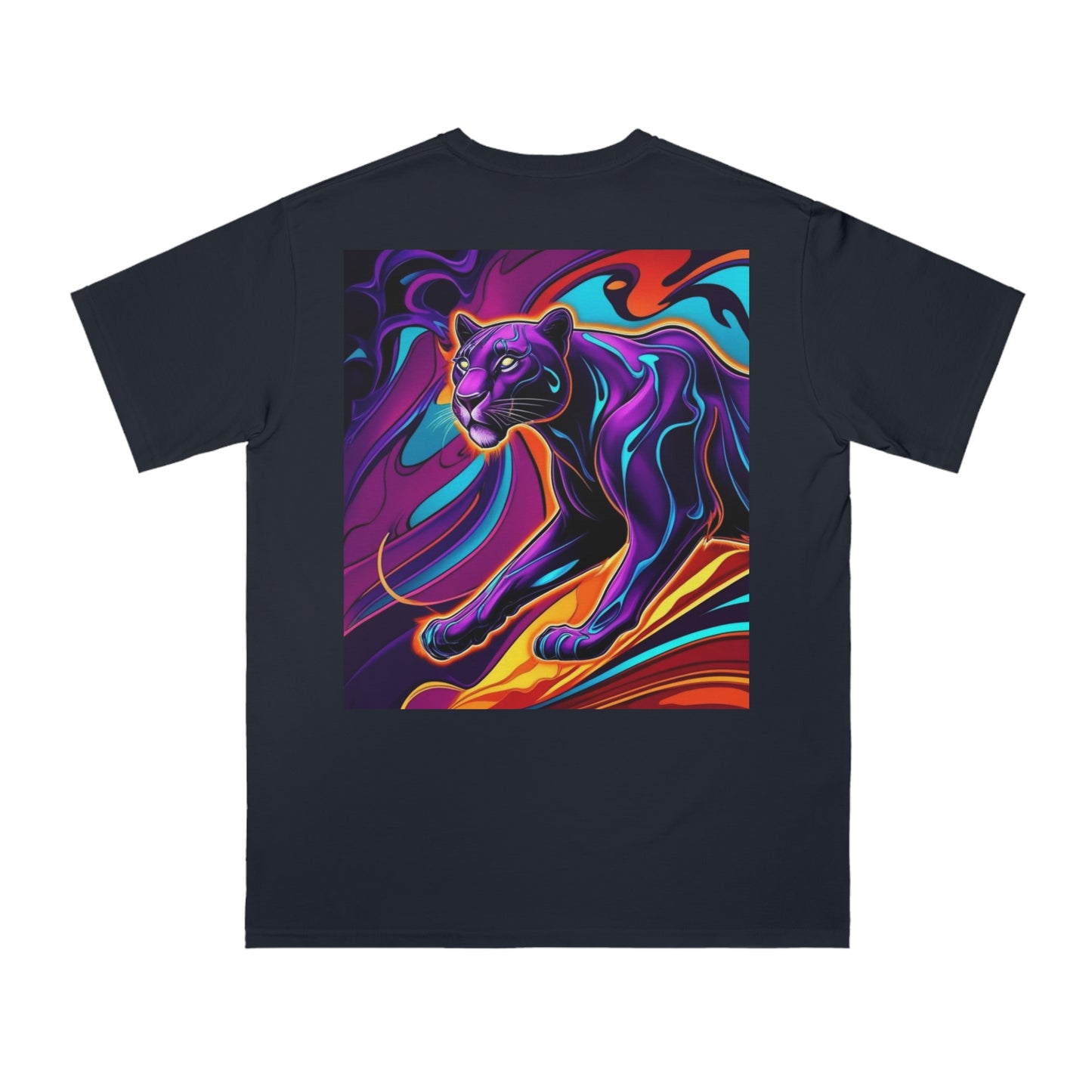 Vibrant Panther Artwork Unisex Organic T-Shirt