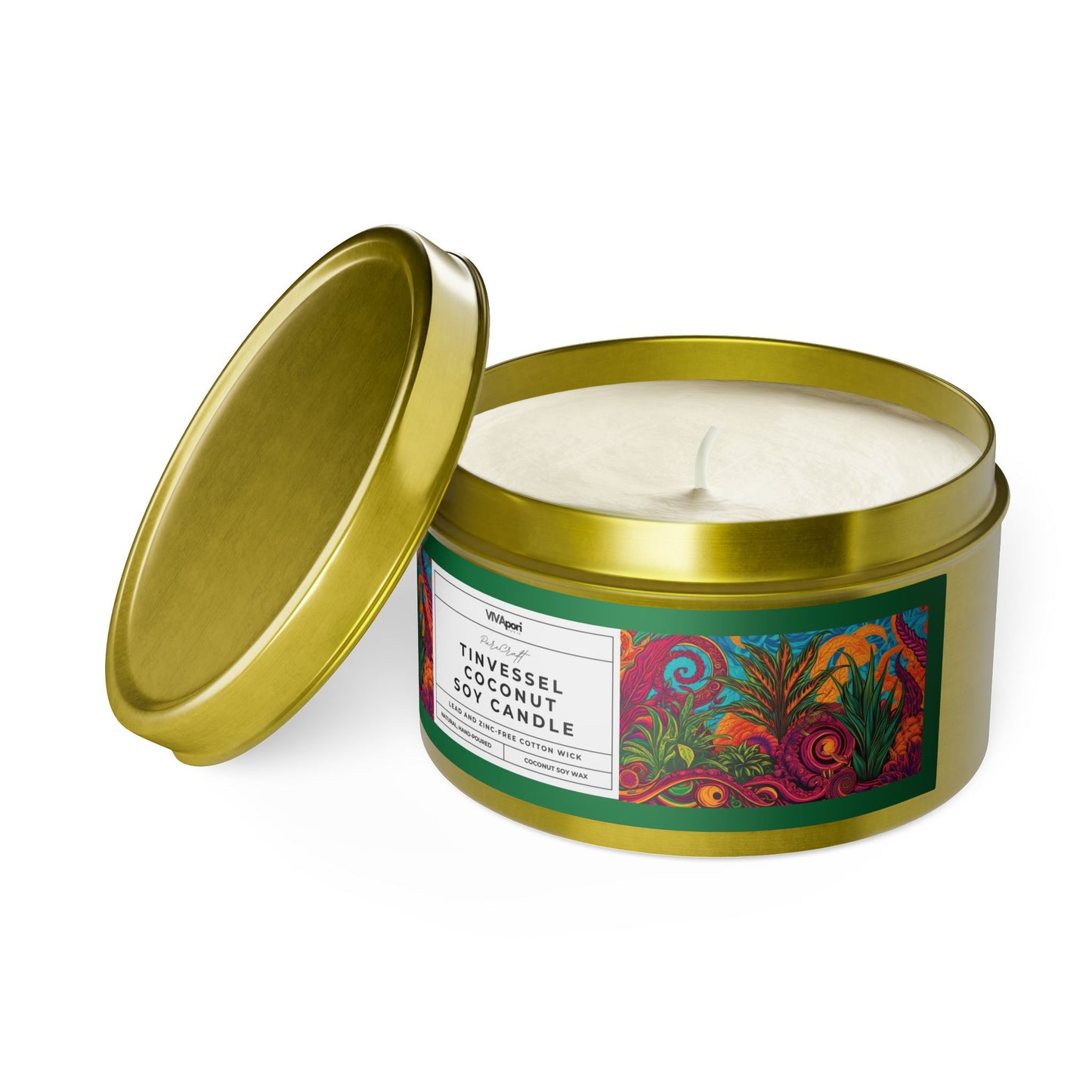 PureCraft TinVessel Coconut Soy Candle