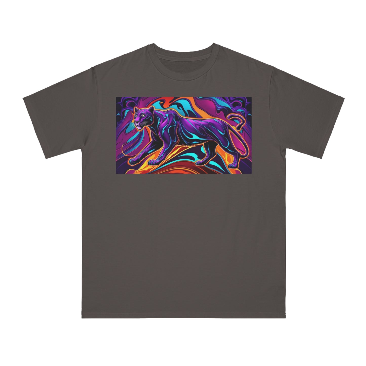 Vibrant Panther Artwork Unisex Organic T-Shirt