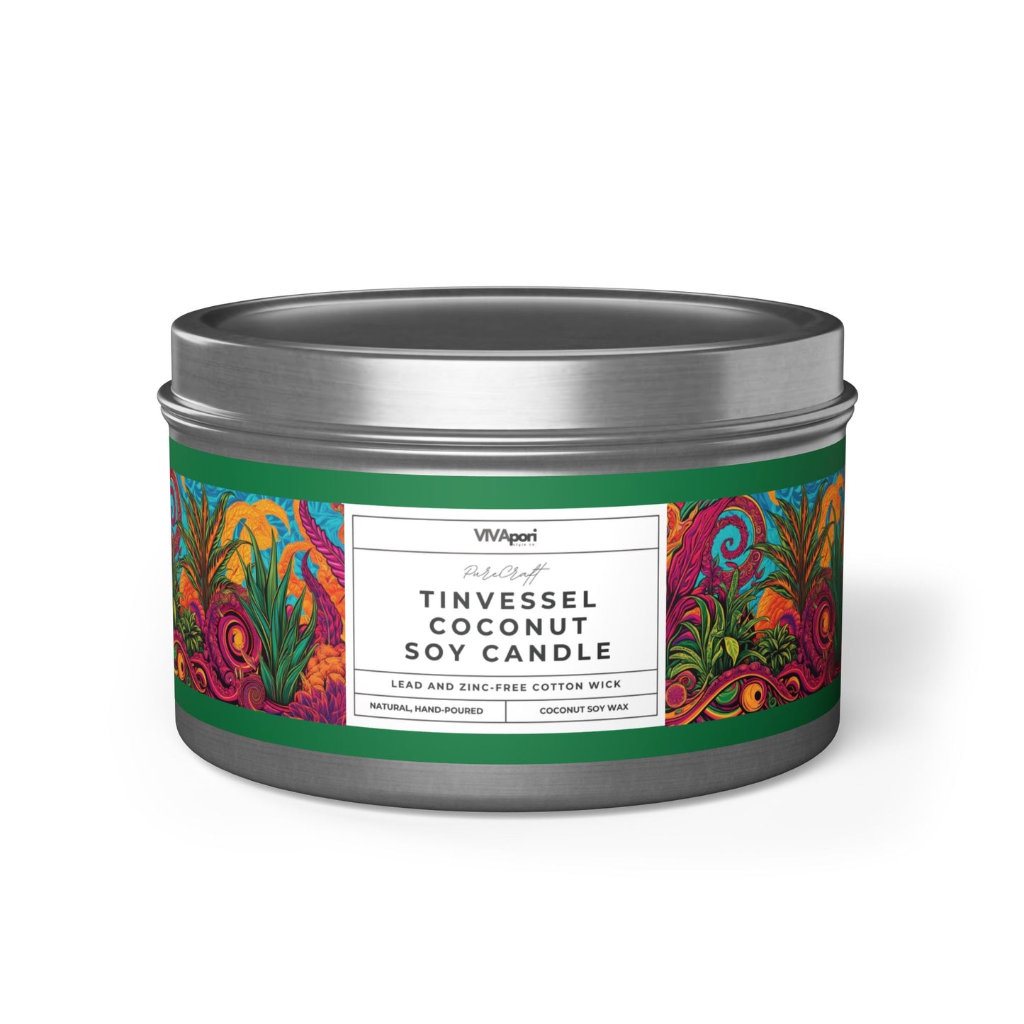 PureCraft TinVessel Coconut Soy Candle
