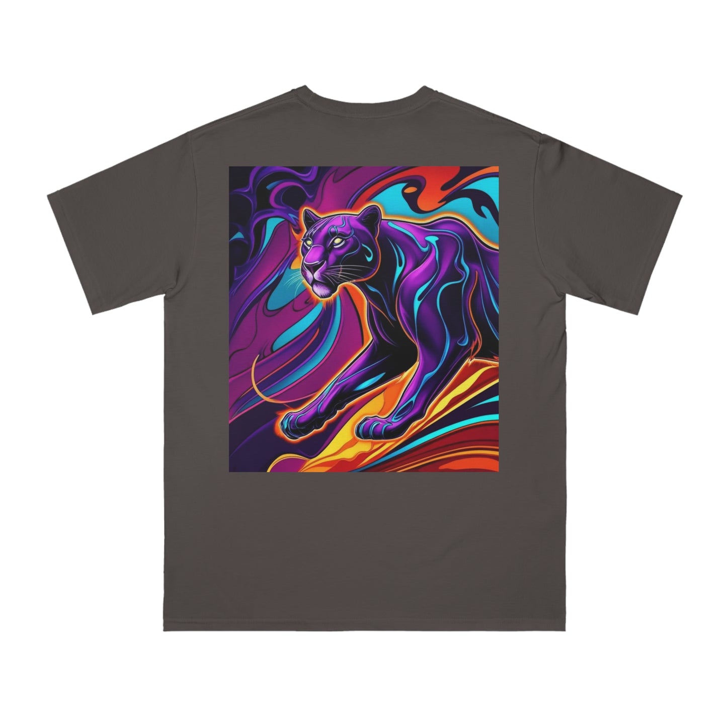 Vibrant Panther Artwork Unisex Organic T-Shirt