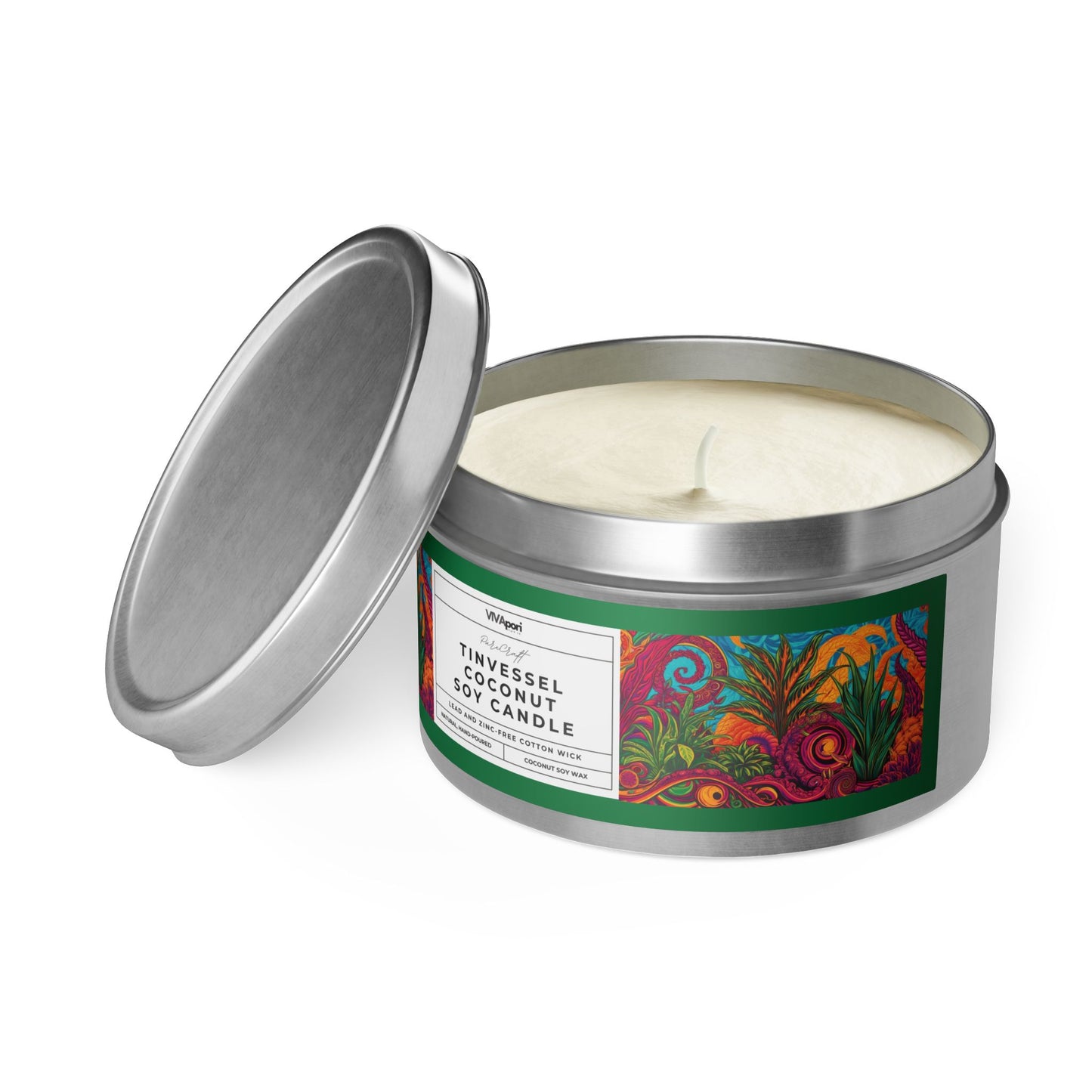 PureCraft TinVessel Coconut Soy Candle