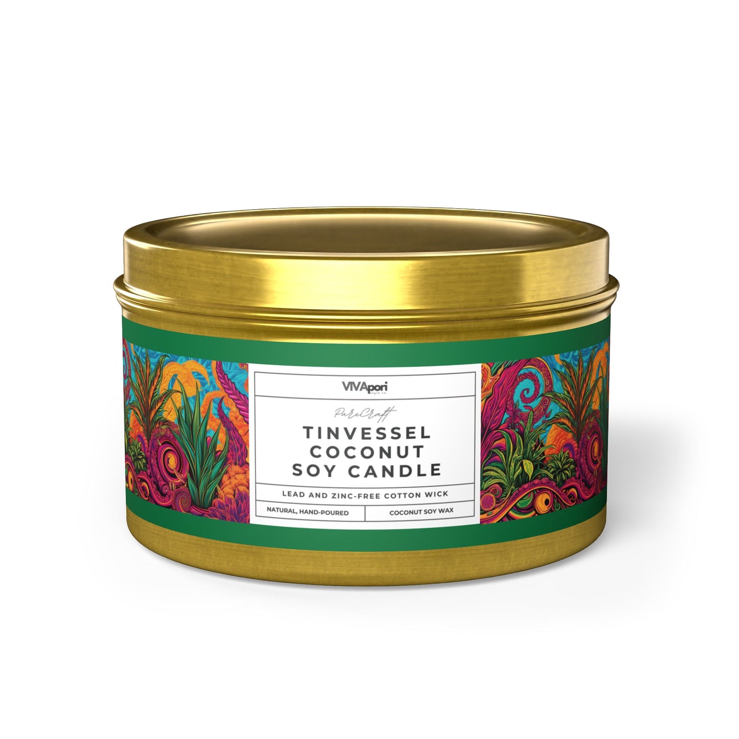 PureCraft TinVessel Coconut Soy Candle