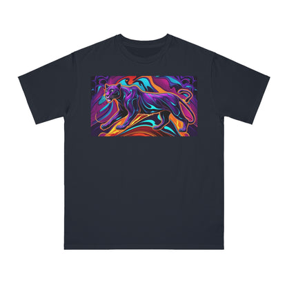 Vibrant Panther Artwork Unisex Organic T-Shirt