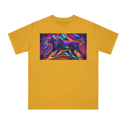 Vibrant Panther Artwork Unisex Organic T-Shirt
