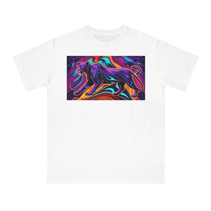 Vibrant Panther Artwork Unisex Organic T-Shirt