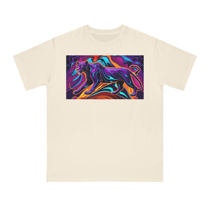 Vibrant Panther Artwork Unisex Organic T-Shirt